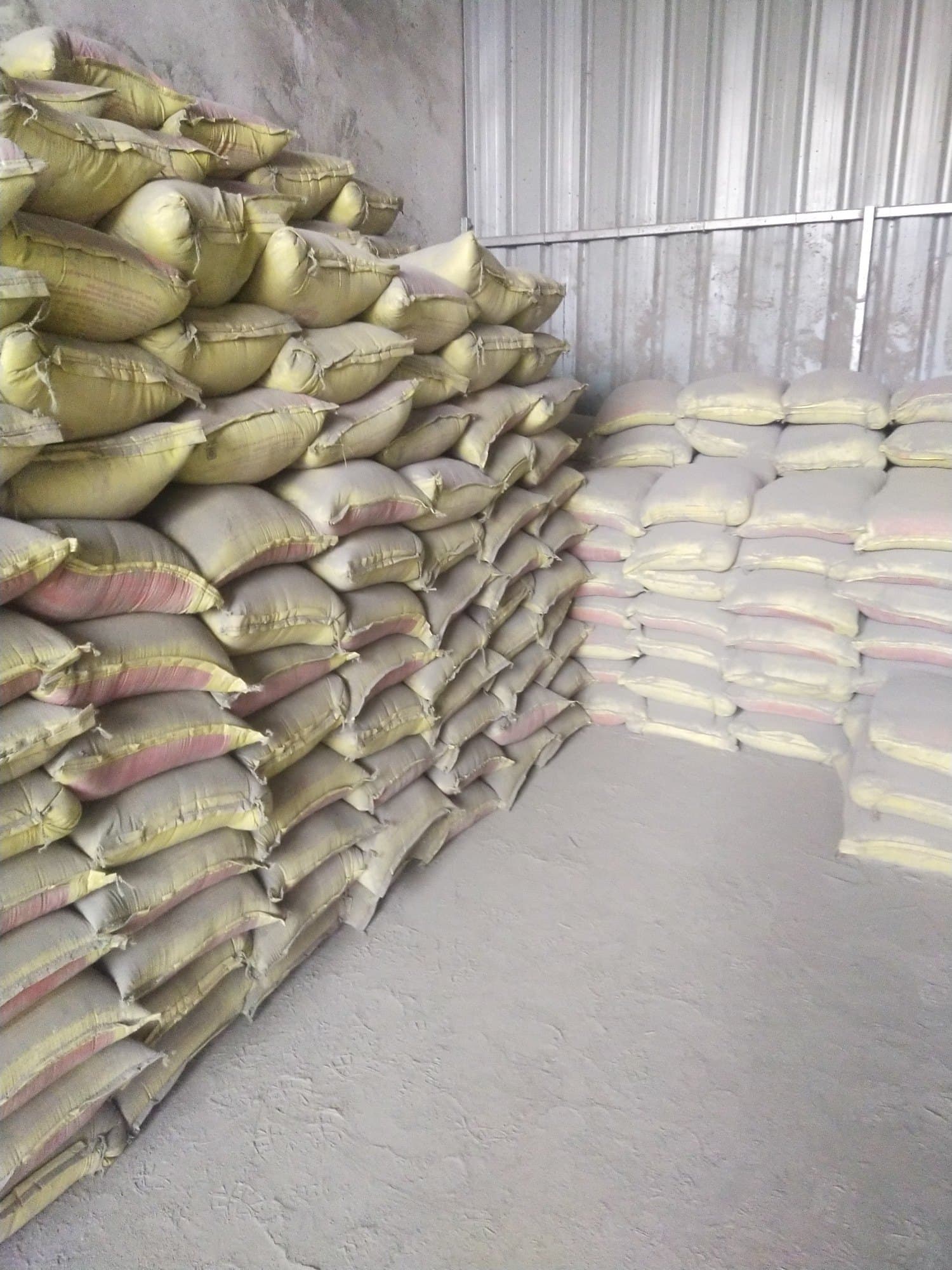 Cement Bags Display - Various cement brands available